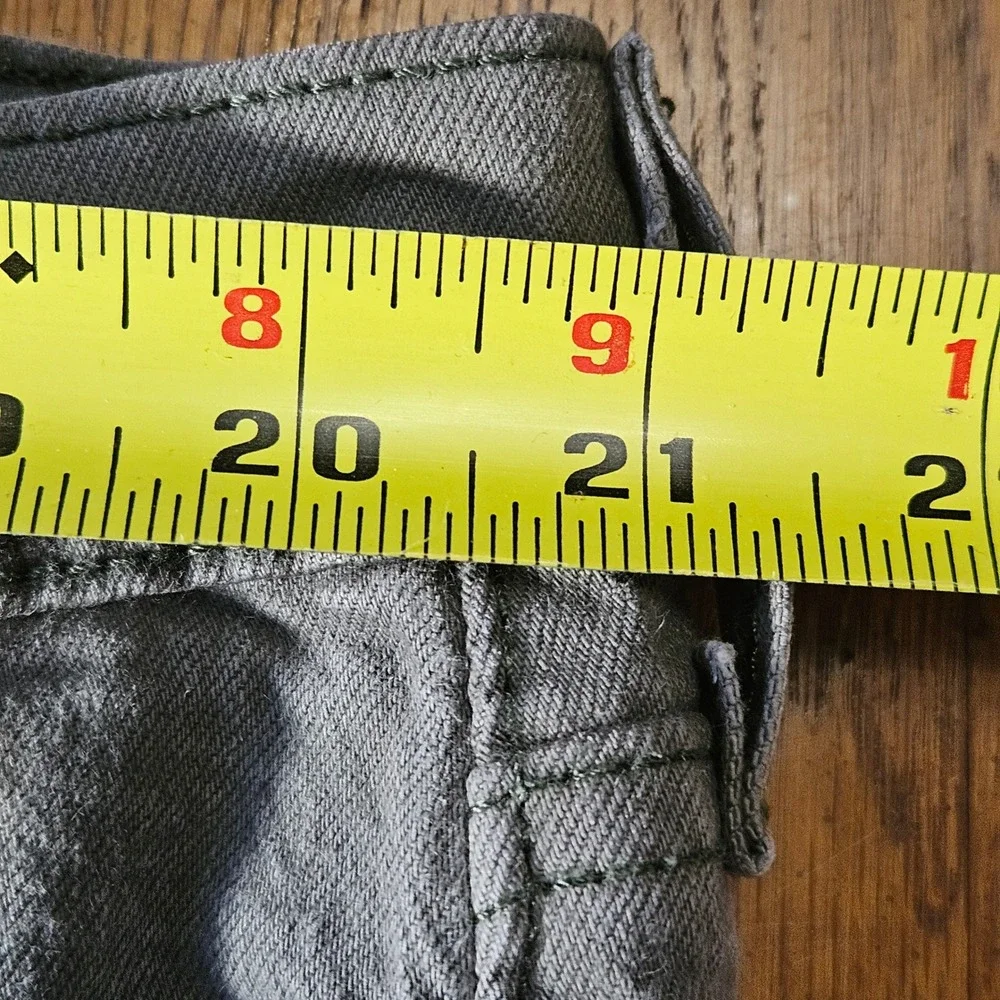 Levi Strauss 505 Mens Jeans W42 L32 Gray/Green Waterless Straight‎ Fit